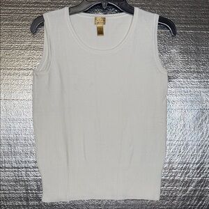 Nue Options Elegant White Tank Top